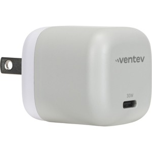 Ventev 30W Mini Wall Charger And Usb C To Apple Lightning Cable Gray - 1 of 4