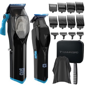 HUMMINGBIRD™ Pro Series Hair Clippers and Trimmer Set – 9000 RPM Magnetic Motor, Zero-Gapped, Cordless USB-C Rechargeable, Carry Case, Pro Barber Kit - 1 of 4