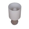 Cresswell Lighting 17" Ceramic Table Lamp White: Gourd Shape, Linen Drum Shade, No Assembly Required - 3 of 4