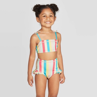 baby girl ruffle swimsuit