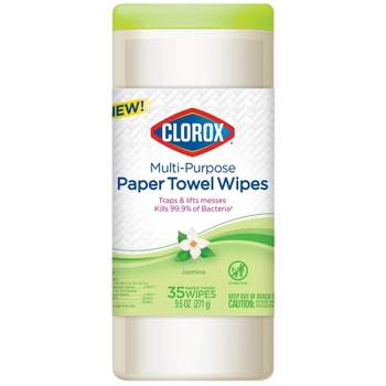 Clorox Jasmine Scent Disinfecting Wipes 35 ct 1 pk (Pack of 6)