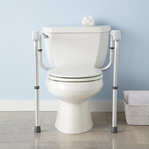 Yescom Toilet Safety Rails Frame Adjustable, Elderly Assistance Products Handles for Seniors Disabled - 1 of 4