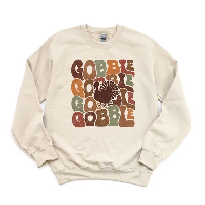 Simply Sage Market Women's Graphic Sweatshirt Gobble Turkey