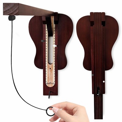SWOOC Games - Hook and Ring Game - Guitar Game Room Wall Decor - Stylish Folding Design - Weather Resistant - Easy Adjust String - Ring Toss Game