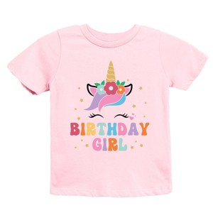 The Juniper Shop Birthday Girl Unicorn Youth Short Sleeve Tee - 1 of 4