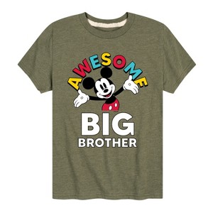 Boys' - Disney - Awesome Big Brother Short Sleeve Graphic T-Shirt - 1 of 4