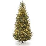 National Tree Company 7 ft. Natural Fraser Slim Fir Tree with Clear Lights