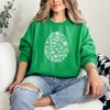 Simply Sage Market Women's Graphic Sweatshirt Flower Egg - 2 of 3