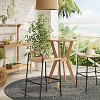 Popperton 2pk Arched Wicker Bar Height Patio Chairs, Outdoor Furniture - Black - Threshold™ designed with Studio McGee - image 2 of 4