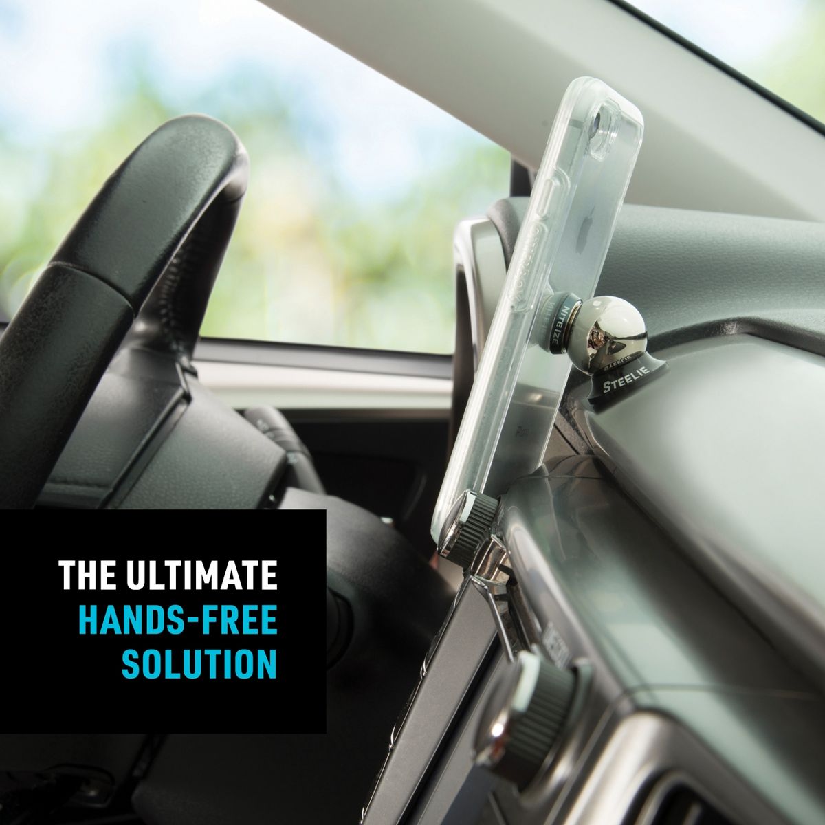 Nite Ize Steelie Dash Kit - Magnetic Cell Phone Holder for Car Dashboard - Phone Mount - Original - thumbnail 3