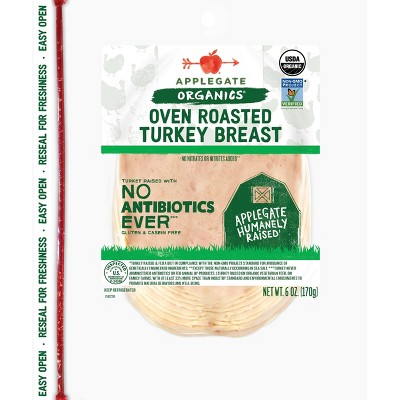 Applegate Organic Oven Roasted Turkey Breast - 6oz