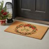 HomeRoots 17" X 29" Brown Red And Green Christmas Outdoor Coir Door Mat - 2 of 4