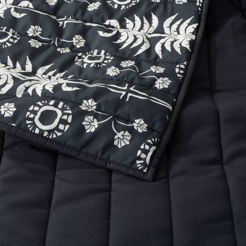 Palm Frond Printed Quilt Black/Off-White - Opalhouse™ designed with Jungalow™, 5 of 10