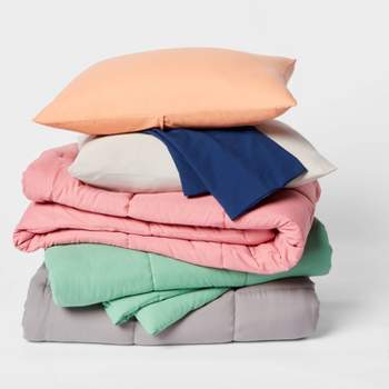 Down Alternative Washed Microfiber Bedding Collection - Room Essentials
