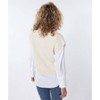 Women's Pointelle Knit Sweater Vest - ESQUALO - 3 of 4