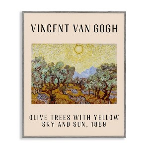 Stupell Industries Classic Olive Trees Van Gogh Framed Giclee Art - 1 of 4