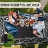 Outdoor Rugs Modern Plastic Straw Rugs, Waterproof Patio Modern Border Camping Carpet, Lightweight Reversible Floor Mats - 4 of 4