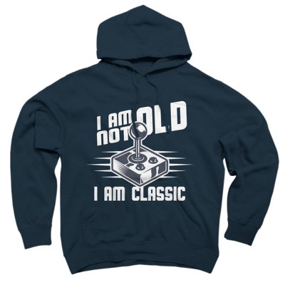Adult Design By Humans I Am not Old I am Classic By nerdycorner Pullover Hoodie
