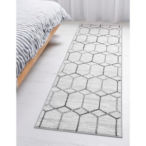 Unique Loom    Matrix Trellis Tile Area Rug - 1 of 4