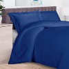 300 Thread Count Rayon From Bamboo Solid 3 Piece Duvet Cover Set by Blue Nile Mills - 2 of 4