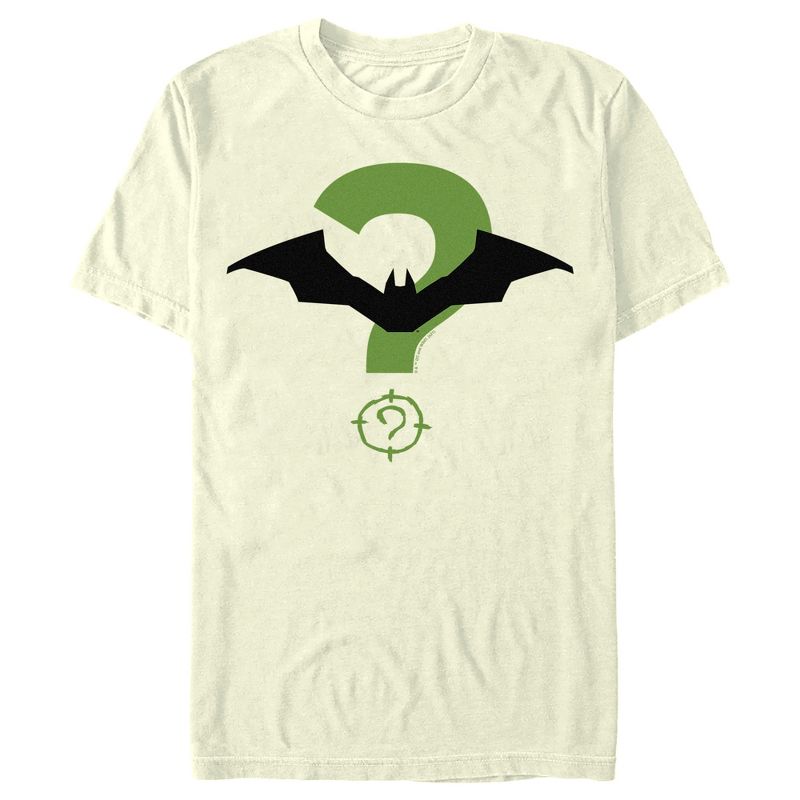 Men's The Batman Riddler and Bat Logo T-Shirt, 1 of 5