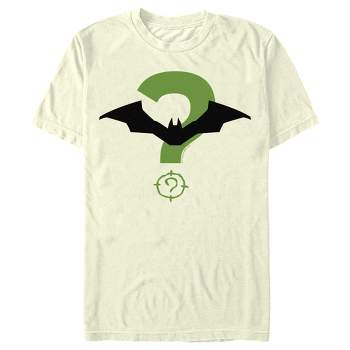 Men's The Batman Riddler and Bat Logo T-Shirt