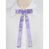 Allegra K Women's Self-Tied Solid Color Ribbon Cosplay Elegant Long Neck Bowties - 2 of 4