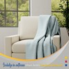 Color Sense 100% Cotton Warm & Cozy Super Soft Antimicrobial Matelasse Weave Blanket - 3 of 4