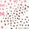 Unique Bargains Self-Adhesive Floral Bow Pattern Nail Art Stickers Pink White 3 Pcs - 3 of 4