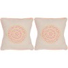 Love Knots Pillow (Set of 2) - Neon Rainbow - 20"X20" - Safavieh - 2 of 4