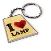 Seven20 Anchorman The Legend of Ron Burgundy "I Heart Lamp" Keychain - 2 of 4