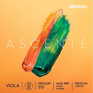 D'Addario Ascente Series Viola D String 15 to 16 in., Medium - 1 of 1