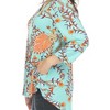 White Mark Women's Vibrant Boho Swing Top - 4 of 4