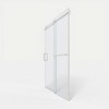 Cesicia 56-60x72 inches Brushed Nickel Sliding Shower Door - 3 of 4