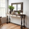 SpassWay 36"H 24"W Solid Wood Accent Mirrors Farmhouse Leaning Mirrors for Living Room Bedroom Entryway - 4 of 4