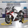 Heavy-Duty Motorcycle Front & Rear Stand Set – 900 lbs Capacity, Adjustable Width, Durable Steel Construction for Maintenance, Repairs & Storage - 3 of 4