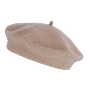CTM Women's Wool Sustainable Anti-Pill Beret - 1 of 4