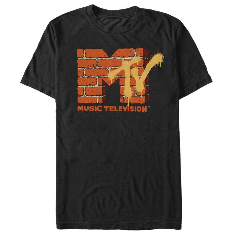 Men's MTV Brick Logo T-Shirt, 1 of 5