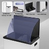 2x8 Gallon Dual Trash Can, Stainless Steel Step-on Waste Bins with Lid, 2 Removable Inner Buckets, Double Trash Bin for Kitchen, Bathroom - 3 of 4