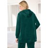 Woman Within Velour Hoodie Sweatshirt - 3 of 4