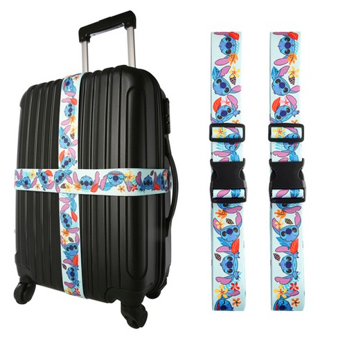 Disney Mickey And Minnie Mouse Luggage Strap 2-piece Set Officially  Licensed, Adjustable Luggage Straps From 30'' To 72'' : Target