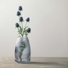 Sullivans 8" Ribbed Gray Glass Vase - 4 of 4