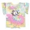 Young Hearts Girl's Sequin Fashion Tee with Bow Hair Scrunchie for kids - 2 of 3