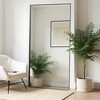 MAYEERTY Full Body Rectangle Corner Mirror for Living Room Bedroom Black - 3 of 4