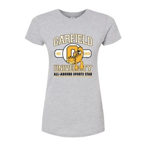 Women's - Garfield - University Sports Star Fitted Graphic T-Shirt - 1 of 3