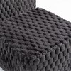 NicBex Modern Corduroy Lounge Sofa with Ottoman,Upholstered Ribbed Fabric Couch with High-Density Cushion & Throw Pillow,No Assembly Required - 4 of 4