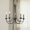 Quorum Lighting Brooks 5-Light Chandelier, Noir, 22 Width, 23.5 Height - 4 of 4