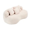Grungis Bean Bag Chair,Beanbag Chair with High Back,Lounge Sofa with 3 Pillows for Couples,Large Comfy Couch for Living Room Bedroom - 4 of 4