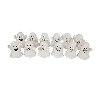 Northlight Mini Ghost Halloween Decorations - 1.5" - Set of 12