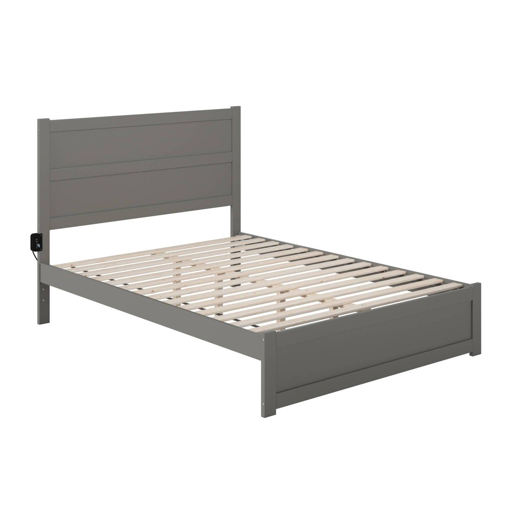 Photos - Bed Frame AFI Queen Noho Bed with Footboard Gray  
